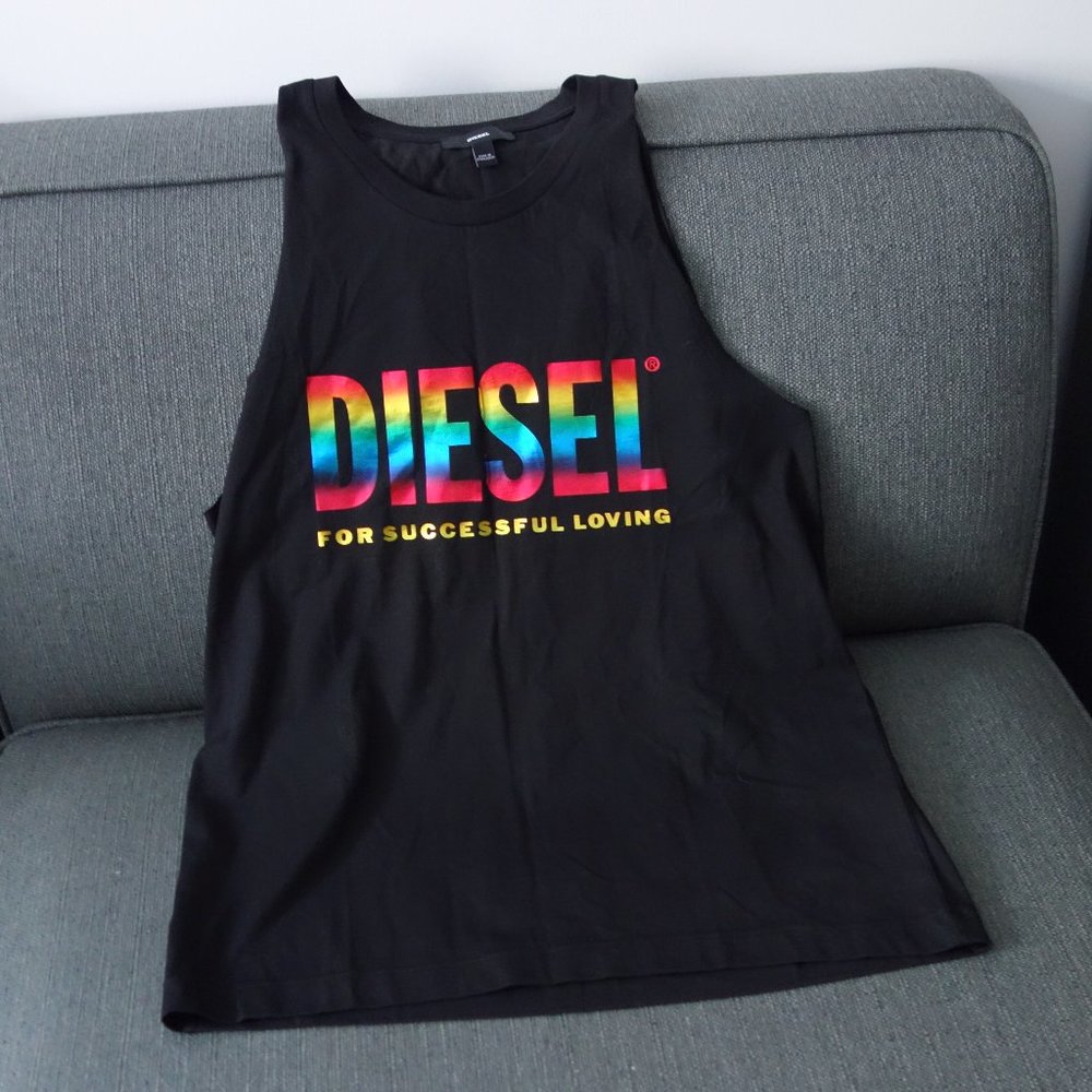 Diesel for Successful Loving Pride Collection Tank Top Size L *Never Worn*